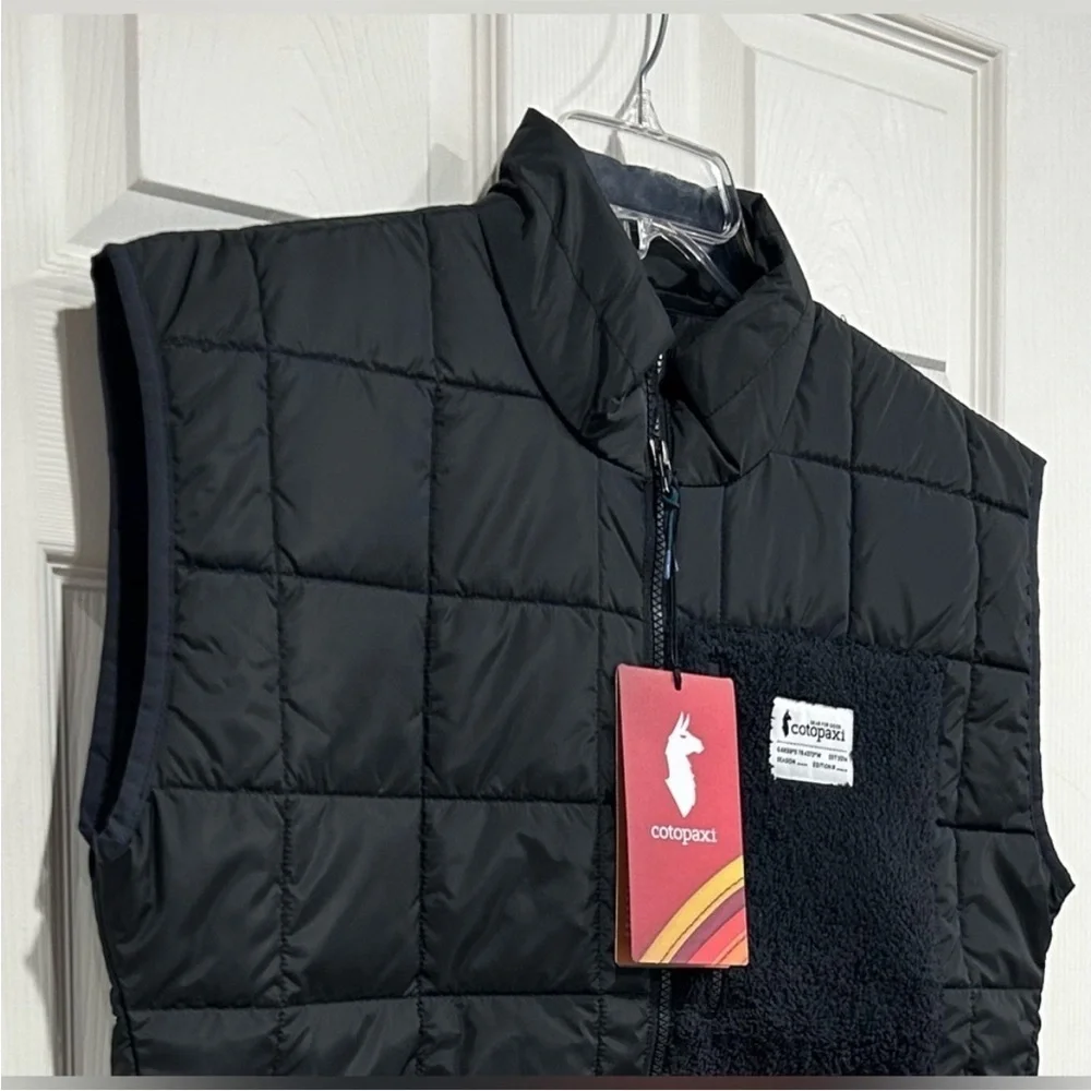 Cotopaxi Men's Medium Trico Hybrid Vest Black NWT Insulated Synthetic Quilted